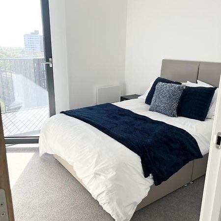 Luxury 2 Bed Apt With City View Manchester Exterior foto